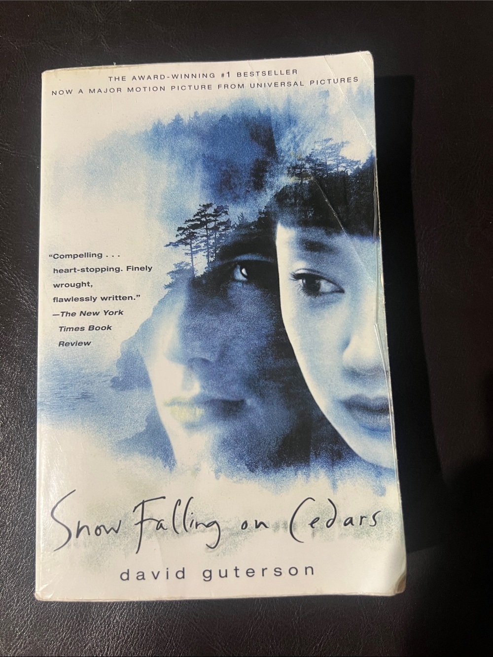 Snow Falling on Cedars by David Guterson - Blue/White Cover